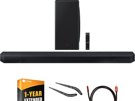 Samsung Q-series 3.1.2 ch. Wireless Dolby ATMOS Soundbar (2024) + 1 YR Warranty Bundle Online