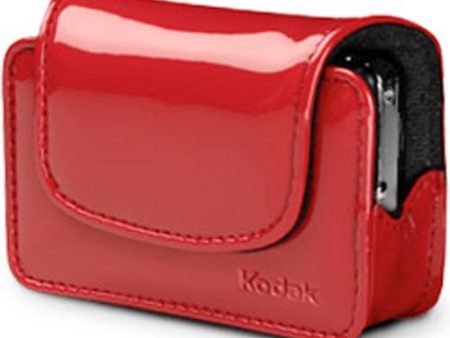 Kodak Chic Patent Leatherette Camera Case (Red) Fashion