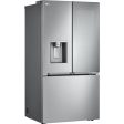 LG - 26 CF Counter Depth 3 Door French Door, Mirror InstaView DIDRefrigerators - LRYKC2606S Online Sale