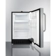 Summit - 20  2.68 cu.ft Stainless Steel Built-in or Freestanding Refrigerator - ADA Compliant | ALRF49BCSS on Sale