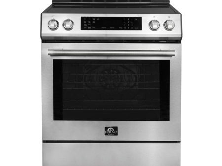 FORNO - 30  Donatello Slide-In Induction Range Stainless-Steel 4 Element For Sale