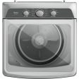 Midea - 4.1 CF Top Load Washer, Agitator, Stainless TubWash Machines - MLTW41A1BWW Hot on Sale