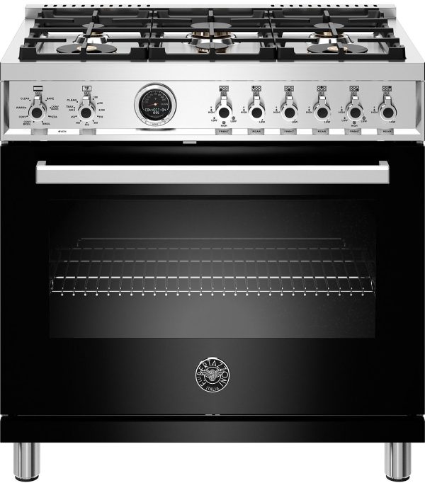 Bertazzoni | 36  Professional Series range - Electric self clean oven - 6 brass burners | PROF366DFSNET on Sale