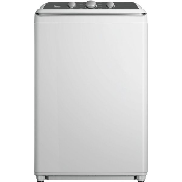 Midea - 4.1 CF Top Load Washer, Agitator, Stainless TubWash Machines - MLTW41A1BWW Hot on Sale