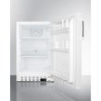 Summit - 20  3.53 cu. ft. White Built-In or Freestanding All-Refrigerator - ADA Compliant | ALR46W Online Hot Sale