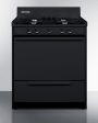 Summit - 30  Wide Gas Range, Open Burners | TNM2107C on Sale