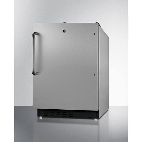 Summit - 20  2.68 cu.ft Stainless Steel Built-in or Freestanding Refrigerator - ADA Compliant | ALRF49BCSS on Sale