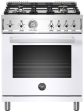 Bertazzoni | 30  Professional Series range - Gas oven - 4 brass burners | PROF304GASBIT Online Hot Sale