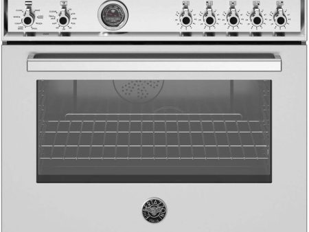 Bertazzoni - 36 inch Induction Range, 5 Heating Zones and Cast Iron Griddle, Electric Self-Clean Oven - PRO365ICFEPXT Discount