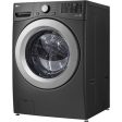 LG - 5.0 CF Ultra Large Capacity Front Load Washer with ColdWash, NFC Tag OnWash Machines - WM3470CM Supply