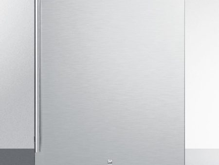 Summit - 24  Wide Built-In All-Freezer With Icemaker | [SCFF53BSSIM] Online Sale