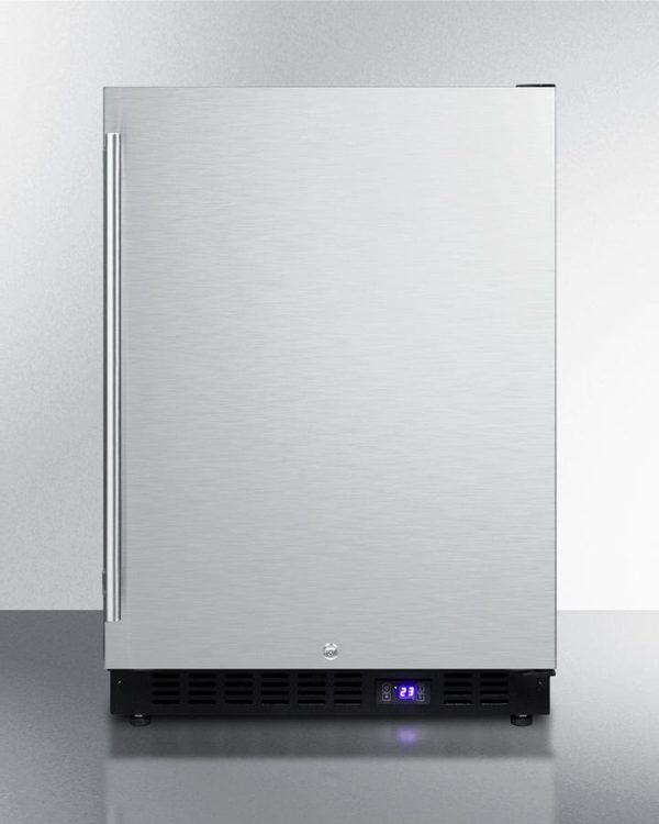 Summit - 24  Wide Built-In All-Freezer With Icemaker | [SCFF53BSSIM] Online Sale