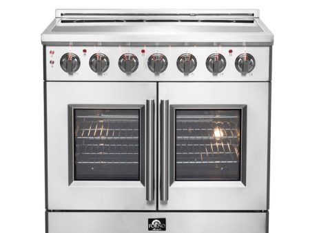 Forno - Massimo 36  Freestanding French Door Electric Range - FFSEL6955-36 Cheap