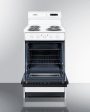 Summit - 20  Wide Electric Coil Top Range | WEM130DK Cheap