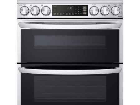 LG - 7.3 CF Smart Electric Double Oven Slide-In, ProBake, Convection, Air FryElectric Slide-in - LTEL7337F For Discount