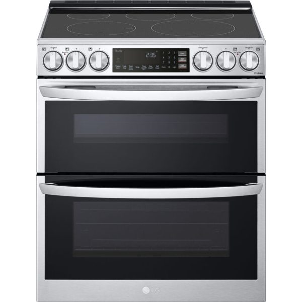 LG - 7.3 CF Smart Electric Double Oven Slide-In, ProBake, Convection, Air FryElectric Slide-in - LTEL7337F For Discount