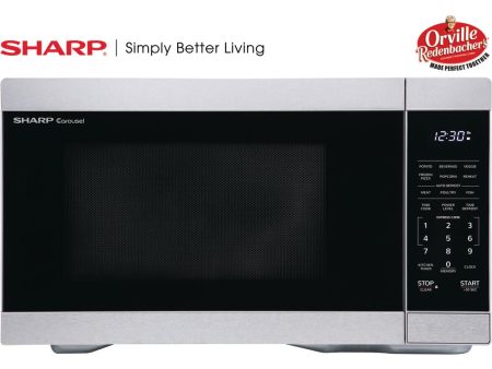 Sharp - 1.1 CF Countertop Microwave Oven, Orville Redenbacher s CertifiedMicrowaves - SMC1162HS Sale