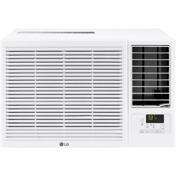 LG - 12,000 BTU Window Air Conditioner Heater, R32Window Heat Cool - LW1223HR For Sale