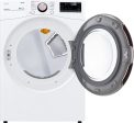 LG - 7.4 cu. ft. Large Capacity Vented Smart Stackable Gas Dryer with Sensor Dry, TurboSteam, Extra Cycles in White - DLGX4201W Online