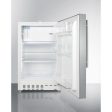 Summit - 20  2.68 cu. ft. Stainless Steel Built-In or Freestanding Refrigerator - ADA Compliant | ALRF48CSSHV Online Hot Sale