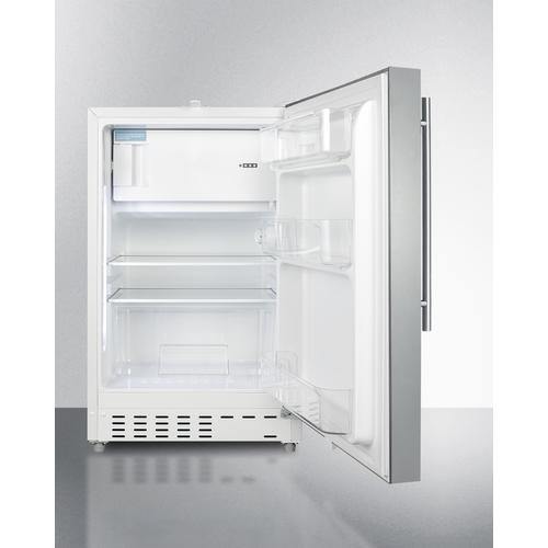 Summit - 20  2.68 cu. ft. Stainless Steel Built-In or Freestanding Refrigerator - ADA Compliant | ALRF48CSSHV Online Hot Sale