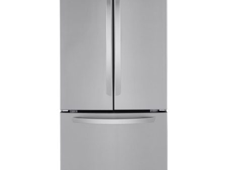 LG - 25 CF French DoorRefrigerators - LRFCS25D3S For Sale