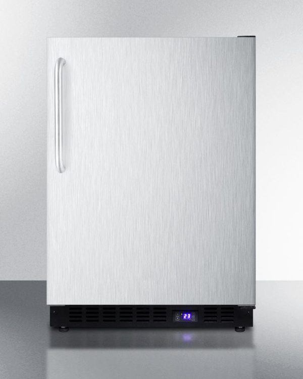 Summit - 24  Wide Built-In All-Freezer With Icemaker | [SCFF53BXCSSTBIM] For Discount