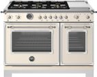 Bertazzoni - 48 inch All-Gas Range 6 Brass Burner and Griddle - HER486BTFGM Discount