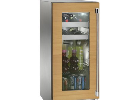 Perlick - 15  Signature Series Marine Grade Beverage Center with fully integrated panel-ready glass door- HP15BM-4 Supply