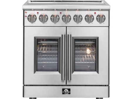 Forno - Massimo 30  Freestanding French Door Electric Range - FFSEL6955-30 Online now