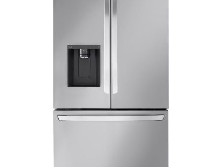 LG - 26 CF 3 Door Counter Depth French Door, Ice and Water with Dual IceRefrigerators - LRFXC2606S Online now