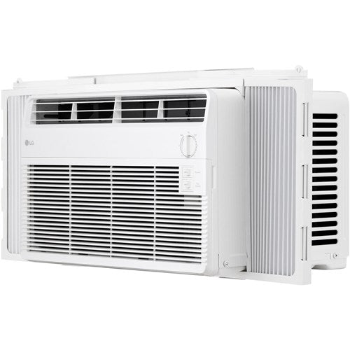 LG - 5,000 BTU Window Air Conditioner, Flat Panel, R32 - White For Discount