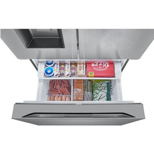 LG - 26 CF Counter Depth 3 Door French Door, Ice and Water w  4 Types of IceRefrigerators - LRYXC2606S For Sale