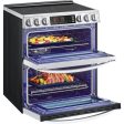 LG - 7.3 CF Smart Electric Double Oven Slide-In, ProBake, Convection, Air FryElectric Slide-in - LTEL7337F For Discount