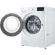 LG - 5.0 CF Ultra Large Capacity Front Load Washer with ColdWash, NFC Tag OnWash Machines - WM3470CW Fashion