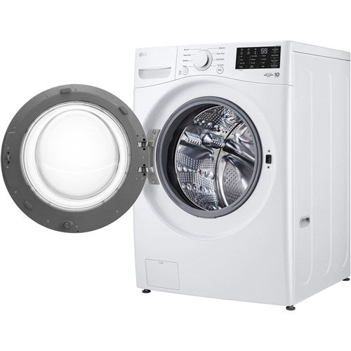 LG - 5.0 CF Ultra Large Capacity Front Load Washer with ColdWash, NFC Tag OnWash Machines - WM3470CW Fashion