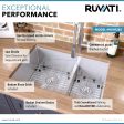 28-inch Low-Divide Undermount Tight Radius 60 40 Double Bowl 16 Gauge Stainless Steel Kitchen Sink Online Hot Sale