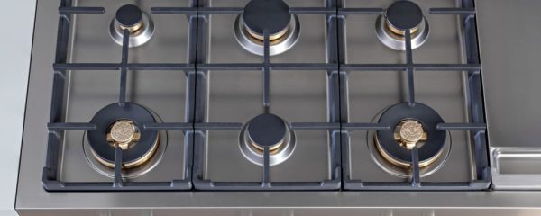 Bertazzoni | 48  Gas Rangetop 6 Brass Burners + Griddle | PROF486GRTBXT For Discount