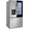 LG - 26 CF 3 Door French Door, InstaView Edge to Edge Only, Ice & Water Dispenser Refrigerators - LRFOC2606S Discount