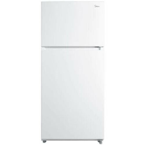 Midea - 18 CF Top Mount Refrigerator, Glass Shelves, Ice Maker Ready, ESTARRefrigerators - MRT18S3AWW Cheap