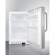 Summit - 20  3.53 cu. ft. Stainless Steel Built-in or Freestanding Compact Refrigerator - ADA Compliant | ALR46WSSTB Hot on Sale