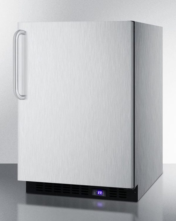 Summit - 24  Wide Built-In All-Freezer With Icemaker | [SCFF53BXCSSTBIM] For Discount