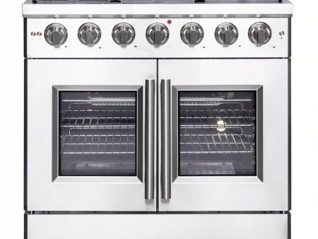 Forno - 36  Massimo Freestanding French Door Gas Range Discount