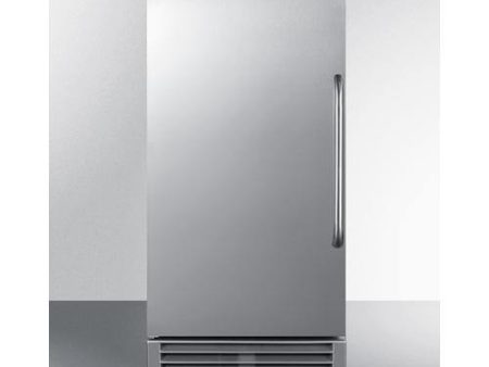 Summit | 15 Inch Commercial Ice Maker with 25 lbs. Storage Capacity, 50 lbs. Daily Production, Automatic Defrost, Clear Cube Ice, Built In Pump, and Energy Star Qualified |  BIM44GCSS Hot on Sale