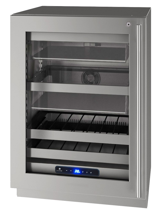 U-Line - 24  5 Class Slide & Secure™ Dual-Zone Beverage Center - HBD524 Sale