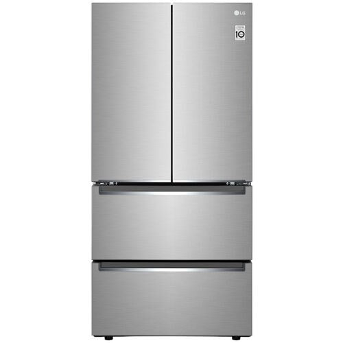 LG - 19 CF 4-Door Counter Depth French Door Refrigerator, 33 Four-Door - LRMNC1803S Online now