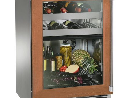 Perlick - Signature Series Sottile 18  Depth Marine Grade Beverage Center with fully integrated panel-ready glass door- HH24BM-4 Hot on Sale