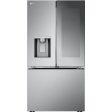 LG - 31 CF 3 Door French Door, Mirror InstaView DID with 4 Types of IceRefrigerators - LRYKS3106S Cheap