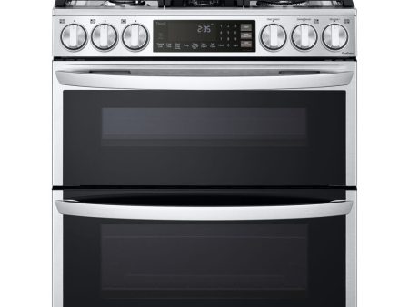 LG - 6.9 CF Smart Gas Double Slide-In, ProBake, Convection, InstaView,Air FryGas Slide-In - LTGL6937F Discount