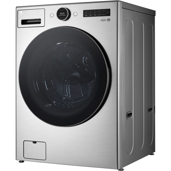 LG - 4.5 CF Ultra Large Capacity Front Load Washer with AIDD, Steam, Wi-Fi Wash Machines - WM5500HVA Sale